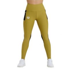 Damskie legginsy Arena Team Panel. Zielone legginsy damskie Arena, s, bez wzorów, ze skóry, długie, na fitness i siłownię. Za 241.00 zł.