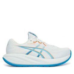 Buty do biegania Asics. Niebieskie obuwie sportowe damskie Asics, bez wzorów, do biegania. Za 659.99 zł.