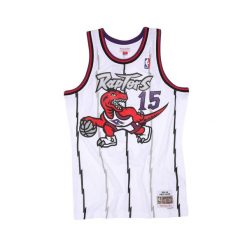 Koszulka Nba Toronto Raptors Vince Carter. Białe koszulki sportowe męskie Mitchell & Ness, bez wzorów, bez kołnierzyka, bez ramiączek, do koszykówki. Za 506.00 zł.