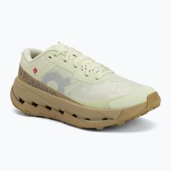 Buty do biegania damskie On Running Cloudultra 3. Zielone obuwie sportowe damskie On, bez wzorów, z materiału, do biegania. Za 850.65 zł.