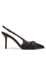 Marciano Guess Szpilki 5GGZ31 7324A Czarny. Czarne szpilki damskie Marciano Guess, z aplikacjami, ze skóry, bez obcasa, bez zapięcia. Za 599.99 zł.