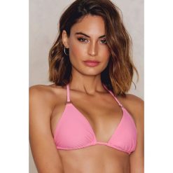 NA-KD Swimwear Góra od bikini Metal Ring Tie Strap - Pink. Bikini damskie marki NA-KD Swimwear. W wyprzedaży za 32.38 zł.