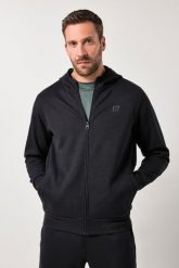 Męska Kurtka treningowa fitness kaptur do rozm. 7 XL. Czarne kurtki męskie JAY-PI, l, bez wzorów, z bawełny, z kapturem. Za 349.99 zł.