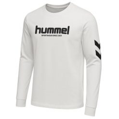 Koszulka Hummel Legacy 2.0. Białe bluzki z długim rękawem męskie Hummel, m, bez wzorów, bez kołnierzyka. Za 186.00 zł.