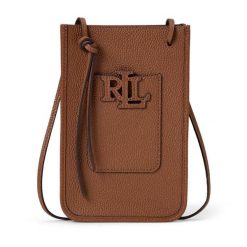 Torebka LAUREN RALPH LAUREN. Brązowe listonoszki damskie Lauren Ralph Lauren, bez wzorów, bez dodatków. Za 509.99 zł.