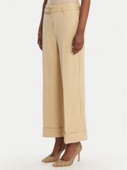 Guess Spodnie materiałowe W6GB17 W1894 Brązowy Regular Fit. Brązowe spodnie materiałowe damskie Guess, xs, z aplikacjami, z materiału. Za 669.99 zł.