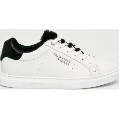 Trussardi Jeans - Buty. Szare obuwie sportowe damskie TRUSSARDI JEANS, z gumy. Za 499.90 zł.