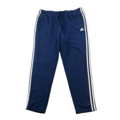 Second life - Spodnie dresowe męskie tapered granatowe - Stan dobry. Niebieskie spodnie sportowe męskie Adidas, m, bez wzorów, z dresówki, do biegania. Za 122.16 zł.