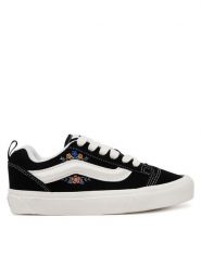 Vans Tenisówki Knu Skool VN000D75F2B1 Czarny. Czarne trampki i tenisówki damskie Vans, bez wzorów, ze skóry, bez zapięcia. Za 259.99 zł.