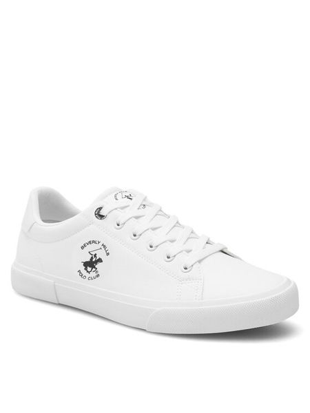 Beverly Hills Polo Club Tenisówki M-24MVS5002 Biały. Białe trampki męskie Beverly Hills Polo Club, bez wzorów, z syntetyku, bez zapięcia. Za 159.99 zł.