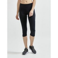Legginsy damskie Craft Adv Essence Capri. Czarne legginsy damskie Craft, l, bez wzorów, z dżerseju. Za 239.25 zł.