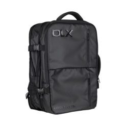 Dlx Rados - Rozszerzany plecak podróżny Dlx, czarny. Czarne plecaki damskie DLX, bez wzorów. Za 247.45 zł.