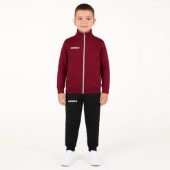 Komplet dresowy dla chłopca CALIFORNIA JUNIOR JR. Białe spodnie sportowe dla chłopców Legea, bez wzorów, z dresówki, sportowe, na jogę i pilates. W wyprzedaży za 88.00 zł.