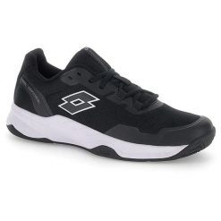 Buty tenisowe męskie Lotto Mirage 600 III all court. Czarne buty sportowe męskie Lotto, bez zapięcia, tenisowe. Za 329.00 zł.