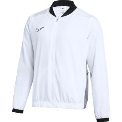 Bluza męska Nike Dri-Fit Academy 25. Białe bluzy męskie Nike, m, bez wzorów, z materiału, bez kaptura, na fitness i siłownię, dri-fit (nike). Za 141.99 zł.