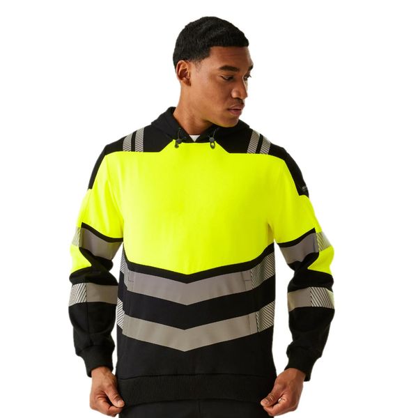 Bluza Z Kapturem Męska Odblaskowa. Czarne bluzy męskie Regatta, m, bez wzorów, z materiału, z kapturem. Za 227.99 zł.