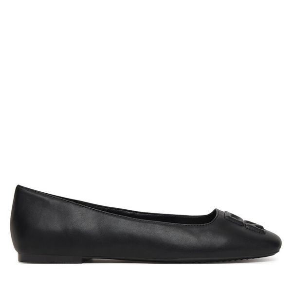 Baleriny DKNY. Czarne baleriny damskie DKNY, bez wzorów, bez obcasa. Za 323.99 zł.