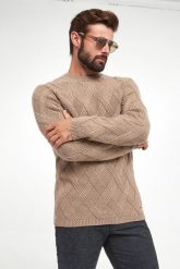 Sweter męski z wełną Diamondo JOOP!. Swetry przez głowę męskie JOOP!, m, bez wzorów, z wełny, bez kołnierzyka. W wyprzedaży za 681.85 zł.