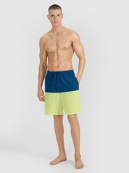 4F Spodenki plażowe męskie - zielone XXL. Zielone szorty męskie 4f, na lato, m, bez wzorów, z materiału, wakacyjne. W wyprzedaży za 59.99 zł.