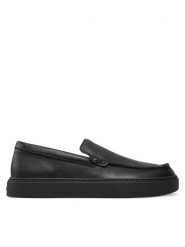 Calvin Klein Półbuty Moccasin Lth HM0HM01793 Czarny. Czarne półbuty na co dzień męskie Calvin Klein, ze skóry, bez zapięcia. Za 469.99 zł.