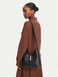 Furla Torebka Goccia S WB01979 BX3353 O6000 Czarny. Czarne torebki do ręki damskie Furla, bez wzorów, ze skóry, bez dodatków. Za 1,259.00 zł.