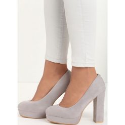 Szare Czółenka Birdly. Czółenka damskie marki bonprix. Za 49.99 zł.
