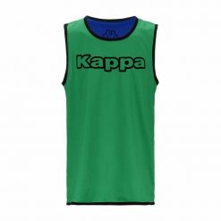 Odwracalna koszulka rugby Kappa Bozia. Niebieskie koszulki sportowe męskie Kappa, bez wzorów, bez kołnierzyka, bez ramiączek, na fitness i siłownię. Za 187.00 zł.