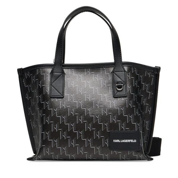 Torebka KARL LAGERFELD. Czarne torebki do ręki damskie KARL LAGERFELD, bez wzorów, klasyczne, bez dodatków. Za 599.99 zł.