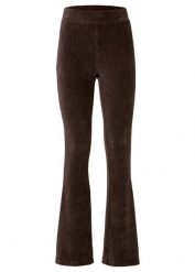Legginsy z rozszerzanymi nogawkami z imitacji sztruksu. Niebieskie legginsy damskie bonprix, bez wzorów, ze sztruksu. Za 114.99 zł.