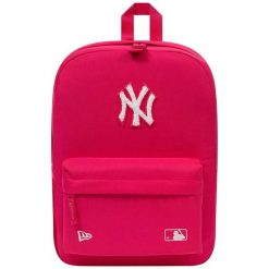 Plecak New York Yankees MLB Applique. Czerwone plecaki damskie New Era, bez wzorów, z materiału, sportowe. Za 139.99 zł.