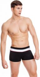 Bokserki pływackie męskie Aqua Speed Grant. Czarne kąpielówki męskie Aqua-Speed, m, bez wzorów, z dzianiny, do pływania. Za 65.99 zł.