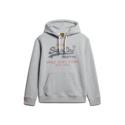 Bluza z kapturem Superdry Vl Heritage. Szare bluzy męskie Superdry., s, bez wzorów, z bawełny, z kapturem. Za 345.40 zł.