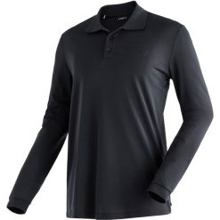 Koszulka polo z długim rękawem Maier Sports Ulrich. Czarne bluzki z długim rękawem męskie Maier Sports, l, bez wzorów, z materiału, klasyczne, bez kołnierzyka. Za 253.45 zł.
