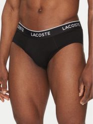 Lacoste Komplet 3 par slipów 8H1293 Czarny. Czarne slipki męskie Lacoste, m, bez wzorów, z bawełny. Za 179.99 zł.