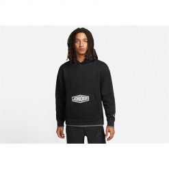 Bluza sportowa męska Nike Air Jordan. Czarne bluzy męskie Nike, m, bez wzorów, z kapturem. Za 515.00 zł.