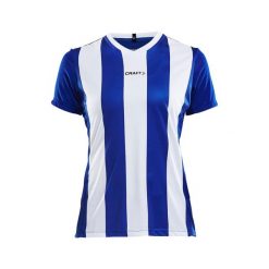 Damska koszulka Craft progress stripe. Białe t-shirty damskie Craft, xl, bez wzorów, z materiału, bez kołnierzyka. Za 168.30 zł.