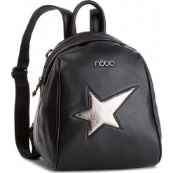 Plecak NOBO - NBAG-F0900-C020 Czarny. Czarne plecaki damskie Nobo, ze skóry ekologicznej, eleganckie. W wyprzedaży za 179.00 zł.