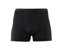 Bokserki termoaktywne Devold Breeze Merino 150 Boxer. Czarne bielizna termoaktywna męska Devold, l, bez wzorów, z materiału. Za 208.99 zł.