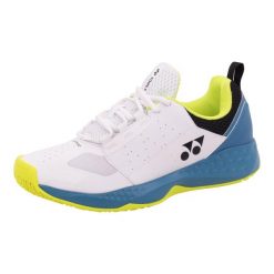 Buty do tenisa męskie Yonex LUMIO 4. Białe buty sportowe męskie YONEX, bez zapięcia, tenisowe. Za 409.00 zł.