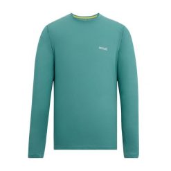 Męska Koszulka Z Długim Rękawem Mindo Logo. Niebieskie bluzki z długim rękawem męskie Regatta, m, bez wzorów, bez kołnierzyka. Za 103.99 zł.