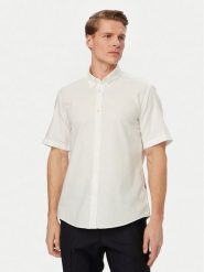 BOSS Koszula H-Liam 50560404 Biały Regular Fit. Białe koszule męskie Boss, l, bez wzorów, z bawełny, bez kołnierzyka, bez ramiączek. Za 499.99 zł.