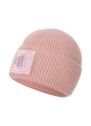 Czapka męska Pitbull zimowa Logo. Szare czapki i kapelusze męskie PITBULL, na zimę, z aplikacjami, z dzianiny. Za 59.00 zł.