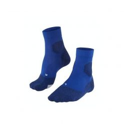 Skarpetki Falke RU Trail Grip. Niebieskie skarpety męskie Falke, bez wzorów, z elastanu. Za 197.00 zł.