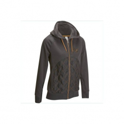Bluza jeździecka SW500 damska. Szare bluzy damskie FOUGANZA, z bawełny. Za 99.99 zł.