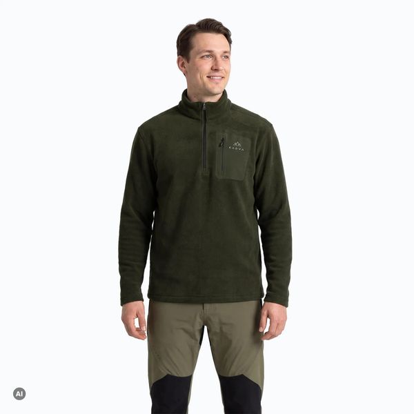 Bluza polarowa męska KADVA SumGear. Zielone bluzy męskie KADVA, m, bez wzorów, z dzianiny, bez kaptura. Za 149.99 zł.