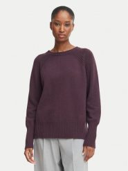 Marella Sweter Bella 2623366295 Bordowy Regular Fit. Czerwone swetry damskie Marella, l, bez wzorów, z wełny, bez kołnierzyka, bez ramiączek, bez kaptura. Za 829.99 zł.