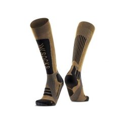 Skarpetki damskie X-Socks Helixx Gold 4.0. Brązowe skarpety damskie X-Socks, bez wzorów. Za 275.70 zł.