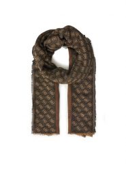 Guess Szal AM9492 POL03 Brązowy. Brązowe rękawiczki damskie Guess, z aplikacjami, z materiału. Za 329.99 zł.
