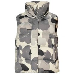 Damska kurtka bez rękawów Helly Hansen Jade. Szare kurtki damskie Helly Hansen, bez wzorów, bez kaptura. W wyprzedaży za 559.20 zł.