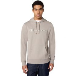 Bluza męska CHAMPION Hooded Sweatshirt. Brązowe bluzy męskie Champion, m, bez wzorów, z materiału, z kapturem. Za 190.99 zł.